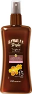 Balsamy i kremy do opalania - Hawaiian Tropic Suchy olejek w sprayu SPF 15 200 ml - miniaturka - grafika 1
