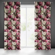 Zasłony - Zasłona VENICE 140 x 270 cm taśma bordowy - miniaturka - grafika 1