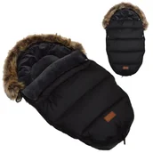 Śpiworki dla dzieci - Śpiwór do wózka 95 cm futro jesienno - zimowy - miniaturka - grafika 1