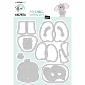 Scrapbooking - WYKROJNIK do papieru StudioLight - Nelly Friends słoń słonik - miniaturka - grafika 1