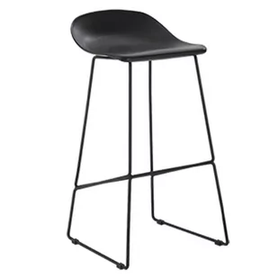 Moos Home Hoker DOT BAR czarny MH-006H-B-H75) Moos Home MH-006H-B-H75 - Taborety i hokery - miniaturka - grafika 1