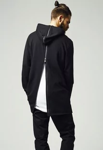 bluza LONG SHAPED BACK ZIPPED HOODY, rozpinana kangurka z kapturem-XXL - Bluzy męskie - miniaturka - grafika 1