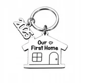 Breloki - Romantyczny Breloczek, Brelok Do Kluczy Domek - Nasz Pierwszy Dom 2025 - miniaturka - grafika 1