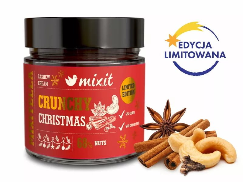 Mixit Mixitella Crunchy Premium - Świąteczna, 220g
