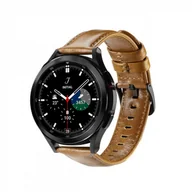 Akcesoria do smartwatchy - DUX DUCIS YA - pasek z naturalnej skóry Samsung Galaxy Watch/Huawei Watch/Honor Watch (pasek 20mm) brązowy - miniaturka - grafika 1