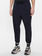 Spodnie sportowe męskie - Armani Exchange Spodnie dresowe 3DZPL2 ZN3GZ 1583 Granatowy Regular Fit - miniaturka - grafika 1