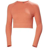 Koszulki i topy damskie - Koszulka sportowa damska Helly Hansen Allure Seamless Crop Ls Top - miniaturka - grafika 1