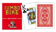 Zestawy do pokera - Modiano Modiano BIKE TROPHY 2 rogi karty ze 100% plastiku - Czerwone - miniaturka - grafika 1
