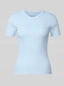 Koszulki i topy damskie - T-shirt o kroju slim fit z mieszanki bawełny ekologicznej model ‘VAL LIFE’ - miniaturka - grafika 1