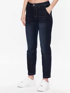 Spodnie damskie - United Colors Of Benetton Jeansy 4NF1DF02U Granatowy Slim Fit - miniaturka - grafika 1