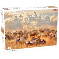 Puzzle - Tactic Puzzle Zebra Herd 500 elementów - miniaturka - grafika 1