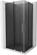 Kabiny prysznicowe - Mexen Velar Duo kabina prysznicowa rozsuwana 100x90 cm, grafit, chrom - 871-100-090-42-01 - miniaturka - grafika 1