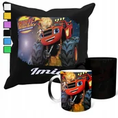 Gadżety dla niej i dla niego - ZESTAW KUBEK MAGICZNY ZMIENIAJĄCY KOLOR + POSZEWKA BLAZE MEGAMASZYNY + IMIĘ - miniaturka - grafika 1