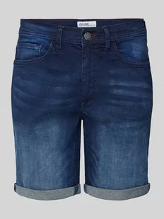 Szorty jeansowe o kroju regular fit z 5 kieszeniami - Spodenki męskie - miniaturka - grafika 1