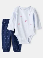 Body dla niemowląt - carter's 2-częściowy zestaw w kolorze błękitno-granatowym - miniaturka - grafika 1
