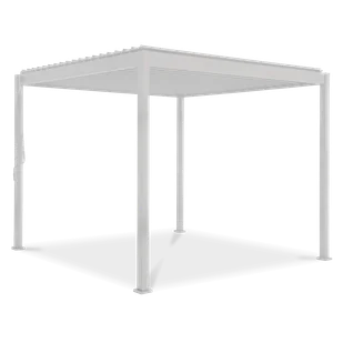 Pergola tarasowa Classic 3x3 White - Gutroof - Kratki i pergole - miniaturka - grafika 1