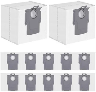 Vacuum Cleaner AccessoryROBOROCKDisposable Dust Bag 12-packWhiteFor H58.04.0032 8.04.0032 6974653810092 - Worki do odkurzaczy - miniaturka - grafika 1
