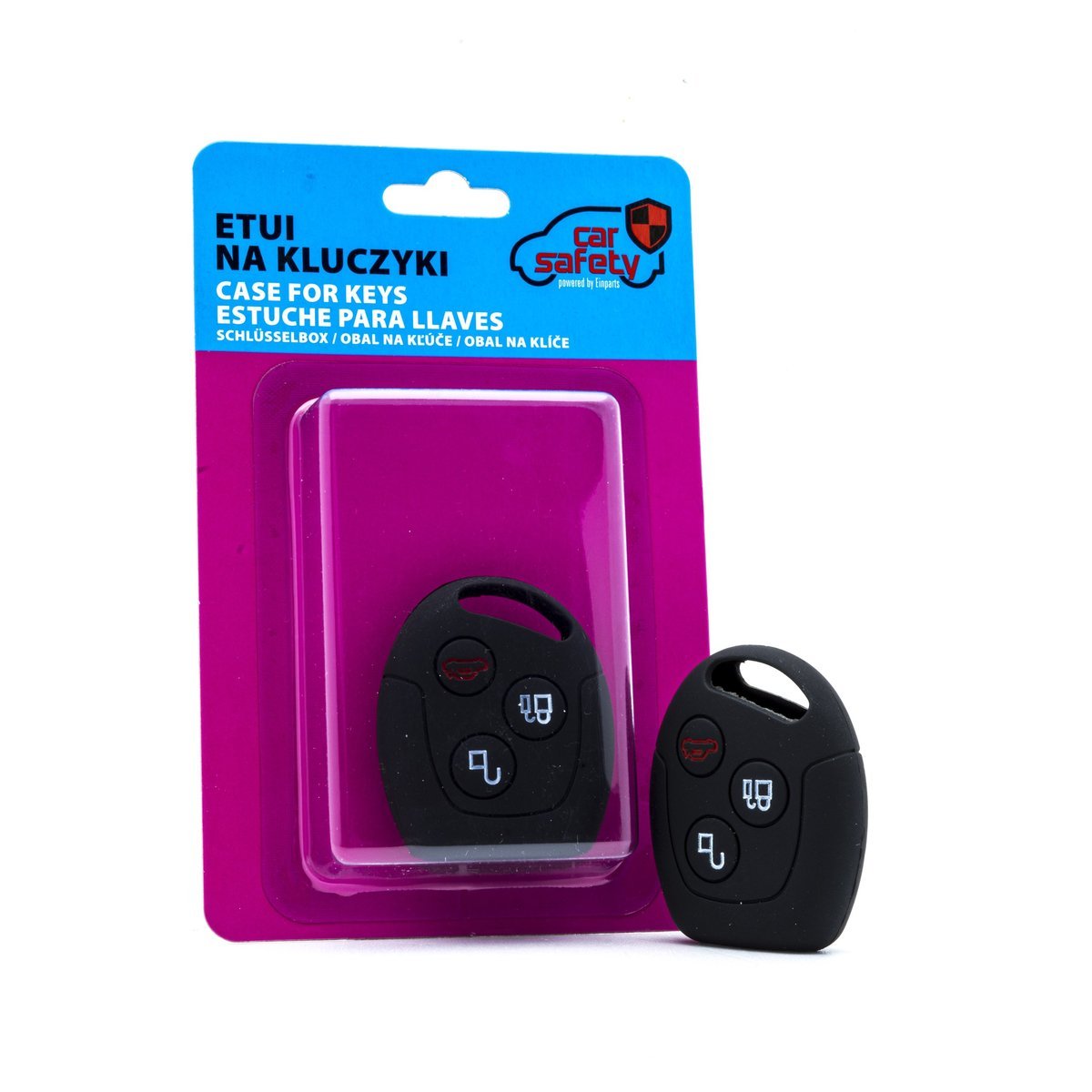 CARSAFETY ETUI SILIKONOWE NA KLUCZYK DO FORD FIESTA FOCUS GALAXY MONDEO
