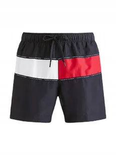 SPODENKI TOMMY HILFIGER KĄPIELOWE TH THJ - Spodenki męskie - miniaturka - grafika 1