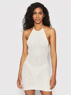 Glamorous Sukienka letnia AN4217 Biały Slim Fit - Sukienki - miniaturka - grafika 1