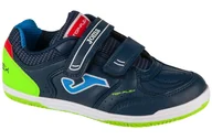 Piłka nożna - Joma Top Flex Jr 2533 IN TPJS2533INV, dla chłopca, buty halowe - halówki, Granatowy - miniaturka - grafika 1
