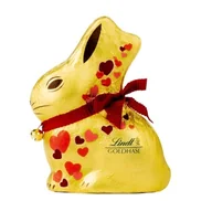 Inne słodycze - Zajączek wielkanocny Lindt Gold Bunny Heart 100g - miniaturka - grafika 1