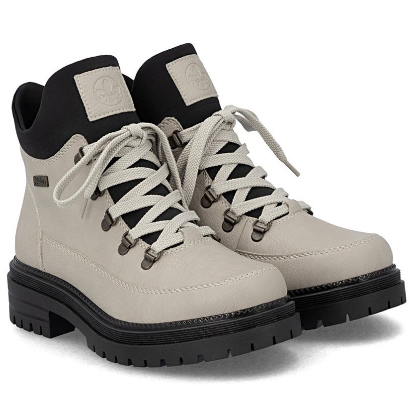Trzewiki damskie wodoodporne Rieker Y3158-60 BEIGE R.41