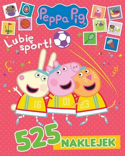 Media Service Zawada Świnka Peppa 525 naklejek Lubię sport! 9788381578721 - Baśnie, bajki, legendy - miniaturka - grafika 1