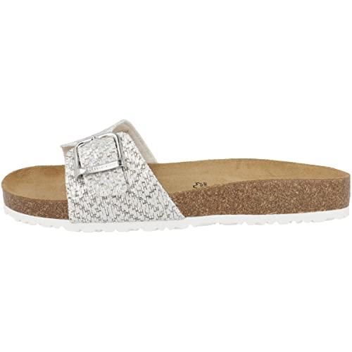 Tamaris Damskie kapcie 1-1-27520-20, Ethno Silver, 43 EU, Ethno Silver, 43 EU