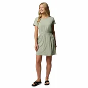 Sukienki - Sukienka techniczna z krótkim rękawem Columbia Chill River SS Dress safari - L - miniaturka - grafika 1