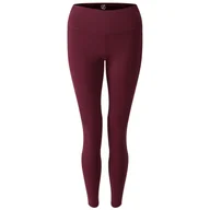 Spodnie sportowe damskie - Damskie legginsy Dare 2b Influential II Legging Rozmiar: XS / Kolor: bordowy - miniaturka - grafika 1