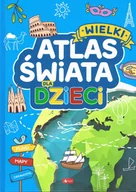 Książki edukacyjne - Wielki atlas świata dla dzieci premium - książka - miniaturka - grafika 1