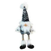 Ozdoby bożonarodzeniowe - Figurka tekstylna Skrzat siedzący 44 cm - miniaturka - grafika 1