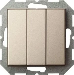 Switch Liregus SWITCH LIREGUS EPSILON 1+1+1 WO/F CHAMP. IJ3-16-001-01E/C - Switche - miniaturka - grafika 1