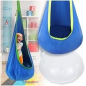 Place zabaw - Kokon huśtawka hamak niebieski - miniaturka - grafika 1