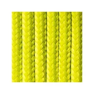 Przewody elektryczne - Jasnozielony kabel w oplocie poliestrowym 27 wiosenny groszek dwużyłowy 2x0.75 Kolorowe Kable - miniaturka - grafika 1