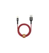 Kable USB - Zendure Kevlarowy przewód Zendure SuperCord Lightning (1m), Wybierz kolor: Czerwony - miniaturka - grafika 1