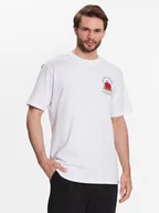 Koszulki męskie - DC T-Shirt Stuck On You ADYZT05245 Biały Relaxed Fit - miniaturka - grafika 1