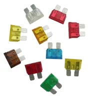 Akcesoria do układu elektrycznego - Zestaw bezpieczników płytkowych - 10szt - miniaturka - grafika 1