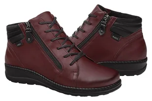 Botki AXEL Comfort 4356 H Rubinowe na haluksy Kosela Medic 9356 - Botki damskie - miniaturka - grafika 2