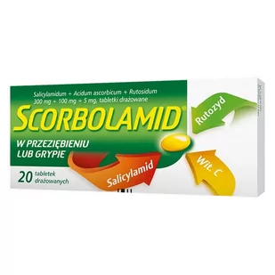 Scorbolamid x20 drażetek - Przeziębienie i grypa - miniaturka - grafika 1