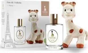 Sophie la Girafe Gift Box Set Sophie la Girafe: Sophie La Girafe, Giraffe, Collectible Plush Toy, 0+ months + Paris, Eau De Toilette, For Boys, 100 ml For Boys - Perfumy dla dzieci - miniaturka - grafika 1