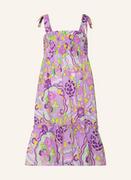 Sukienki - Vilebrequin Sukienka Plażowa Rainbow Flowers Gloss pink - miniaturka - grafika 1