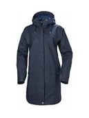 Kurtki damskie - Kurtka damska Helly Hansen W Moss Rain Coat granatowa L - miniaturka - grafika 1