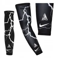 Pozostała odzież dla rowerzystów - Rękaw Kompresyjny Nike DRI-FIT Roz. L/XL Czarny Błyskawica Zapewnia Komfort - miniaturka - grafika 1