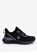 Sneakersy męskie - Męskie Wygodne Sneakersy Memory Foam Big Star LL174103 Czarne-44 - miniaturka - grafika 1