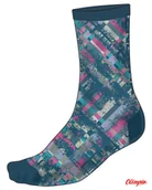 Skarpetki kolarskie - Skarpety Endura Patchwork LTD Print Sock BLU/BLU - miniaturka - grafika 1