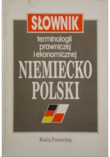 Słownik terminologii prawniczej i ekonomicznej niemiecko-polski - Książki do nauki języka niemieckiego - miniaturka - grafika 2