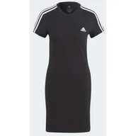 Sukienki i spódnice sportowe - Sukienka adidas 3 Stripes Tee Dress W (kolor Czarny, rozmiar S) - miniaturka - grafika 1
