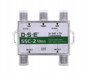 SUMATOR TV-SAT SSC-2 2x SAT+TV NAZIEMNA COMBINER - Inne akcesoria audio-wideo - miniaturka - grafika 1